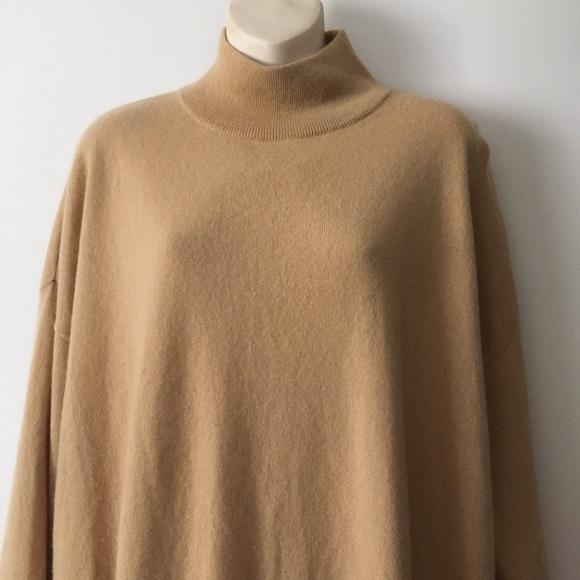 & Other Stores Lykke Li 100% Cashmere Oversized Camel Sweater M - Picture 3 of 7